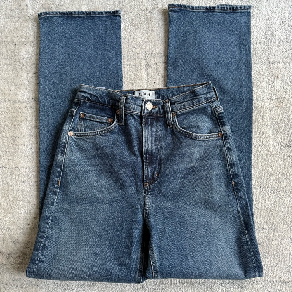 AGOLDE High Waist Vintage Straight-Leg Jeans Sz 24 NWOT
